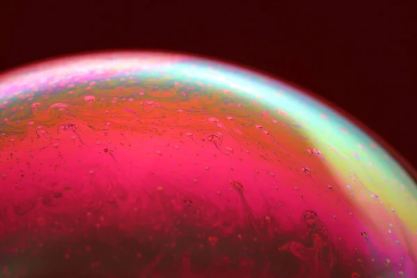 Abstact Element Soap Bubble Dark Background — Φωτογραφία Αρχείου