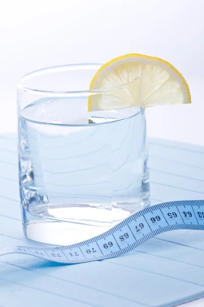 Water for healthy life with lemon — Stock Photo, Image