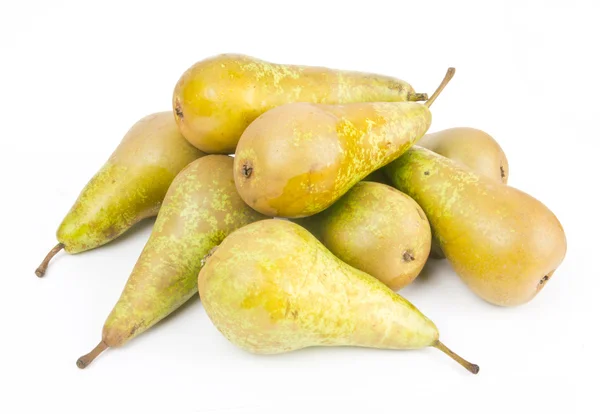 Ripe Pears on white background — Stock Photo, Image
