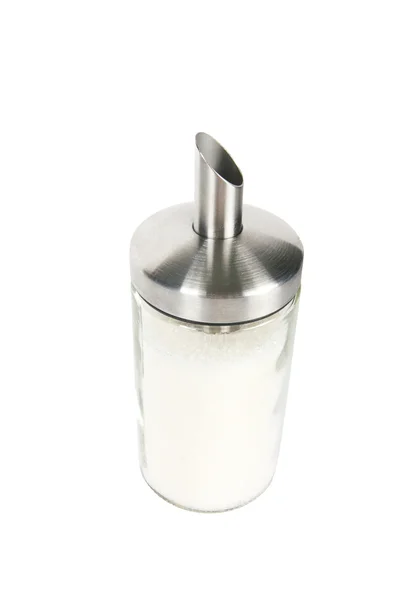 Sugar container on white — Stock Photo, Image