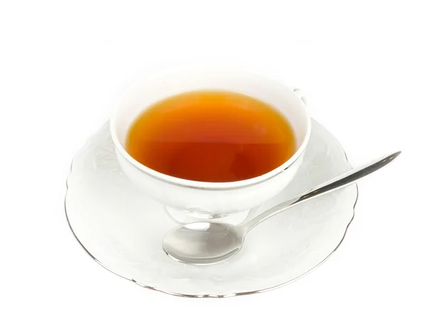 Tea cup on white background — Stock Photo, Image