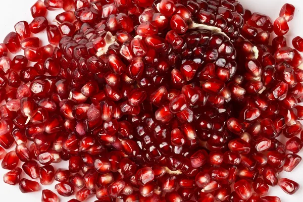 Fresh ripe pomegranate fruit background — Stock Photo, Image