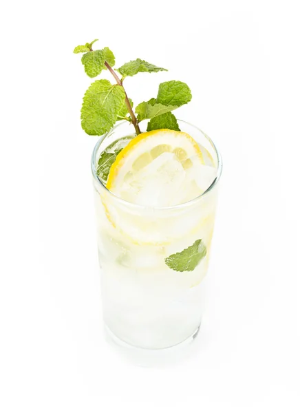 Healthy club soda on white — Stock Photo, Image