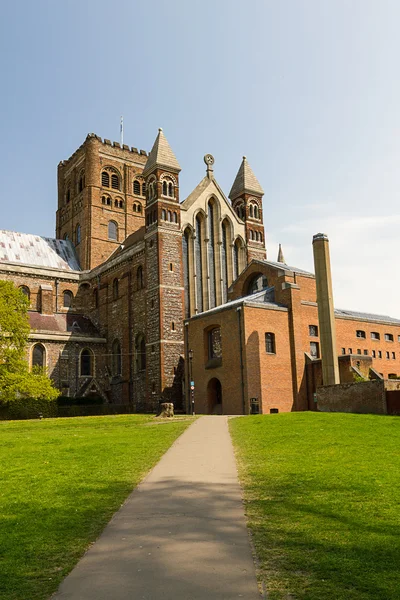 Catedral y Abadía de Saint Alban en St.Albans, Reino Unido —  Fotos de Stock