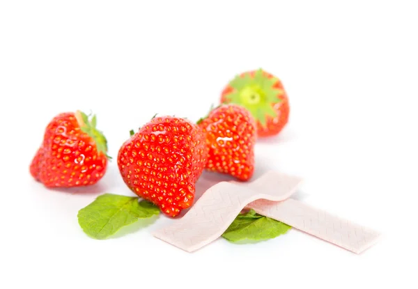 Strawberry tuggummi — Stockfoto
