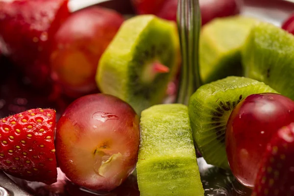 Fruit canape snack — Stock Photo, Image