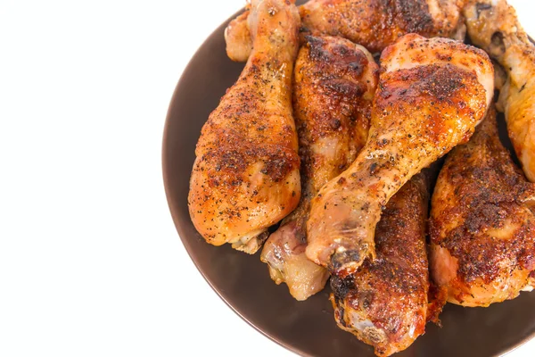 Roasted chicken background — Stock Photo, Image