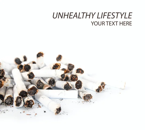 Cigarettes background — Stock Photo, Image