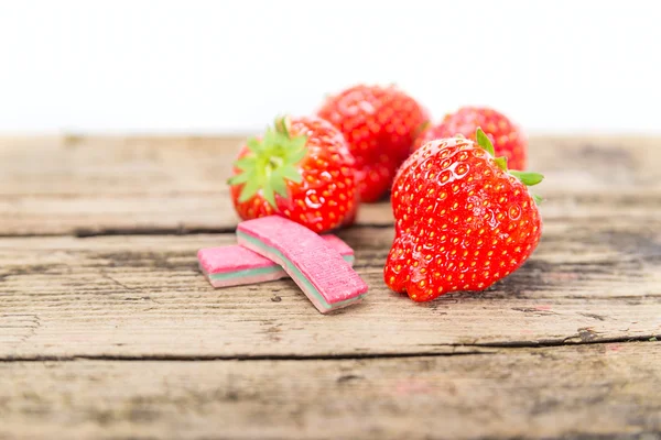 Chiclete de morango — Fotografia de Stock