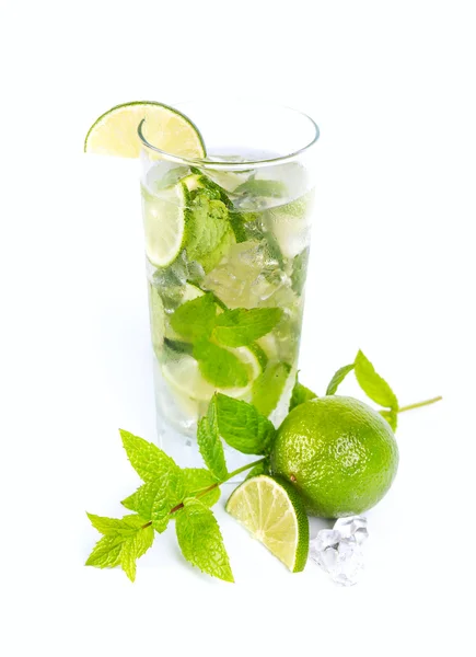Mohito mojito drink with lime and mint Stock Photo