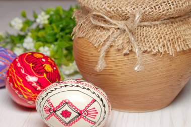 renkli Paskalya yortusu yumurta