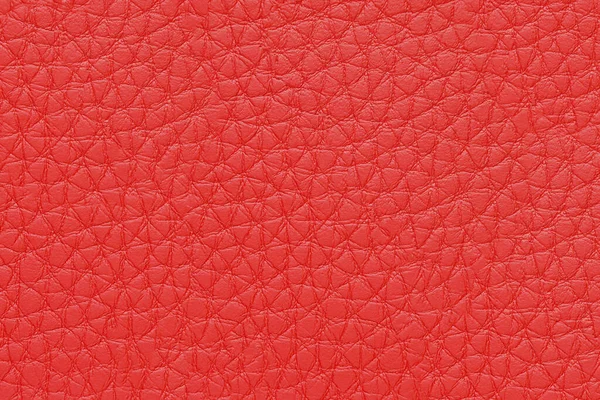 Natural Artificial Red Leather Texture Background Material Sport Items Clothes — Stock Photo, Image