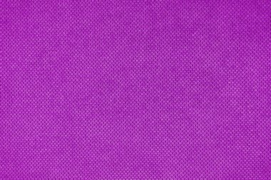 Kadife mor kumaşın dokusu. Döşeme mobilyalarının kumaş dokusu tekstil malzemesi, tasarım iç mimarisi, duvar dekoru. Kumaş dokusu kapat, arkaplan, duvar kağıdı.