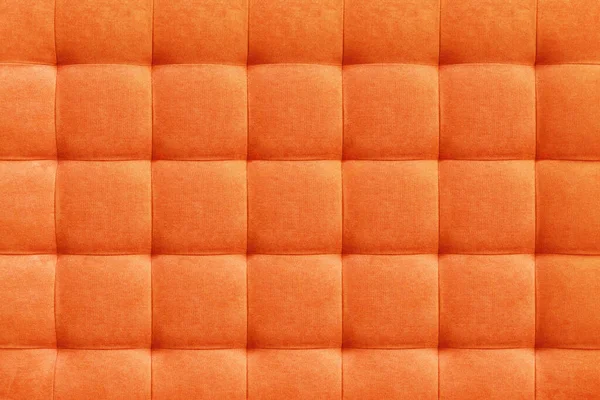 Orange Suede Leather Background Wall Room Interior Design Headboards Made — Foto de Stock