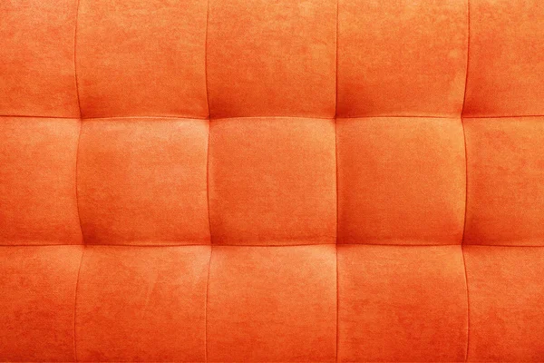 Orange Suede Leather Background Wall Room Interior Design Headboards Made — Foto de Stock