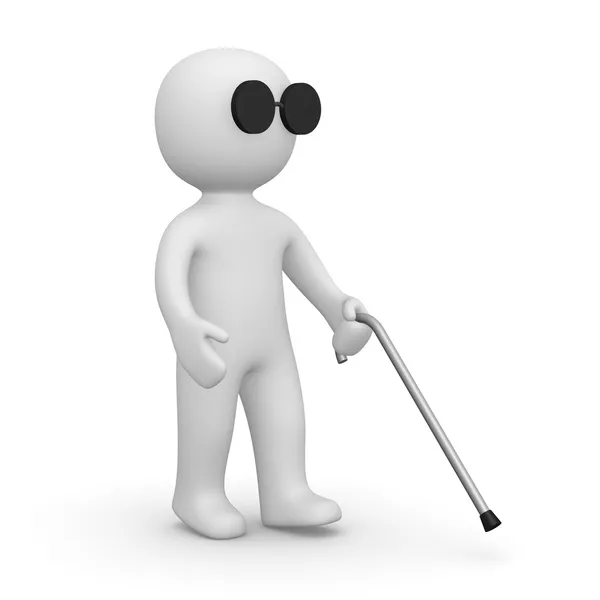 Blind man — Stock Photo, Image