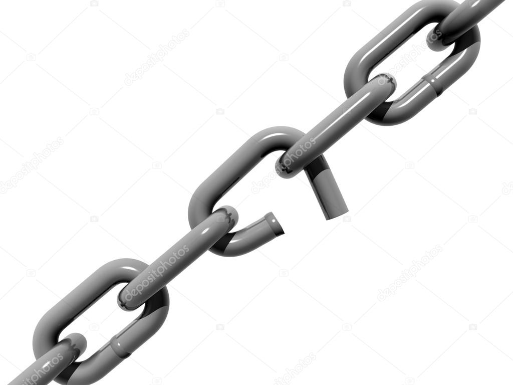 Broken chain — Stock Photo © Viktor88 12882618