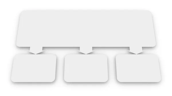 Diagrama em branco da classificação — Fotografia de Stock