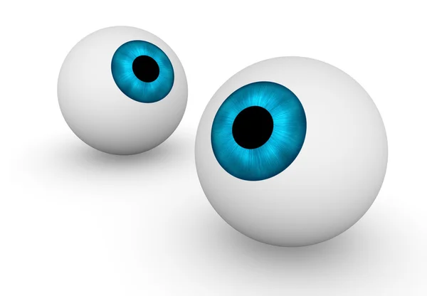 Dos globos oculares — Foto de Stock