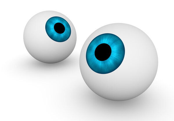 Two eyeballs