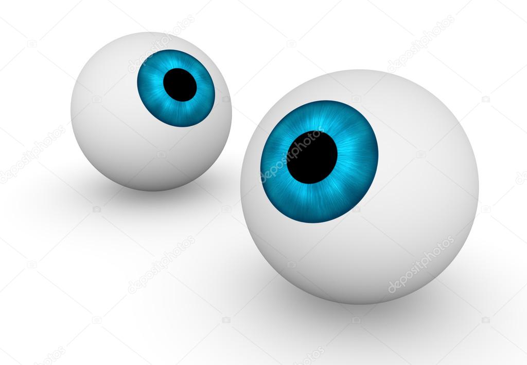 Two eyeballs