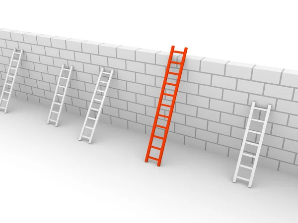 Longest ladder — Stock Photo, Image