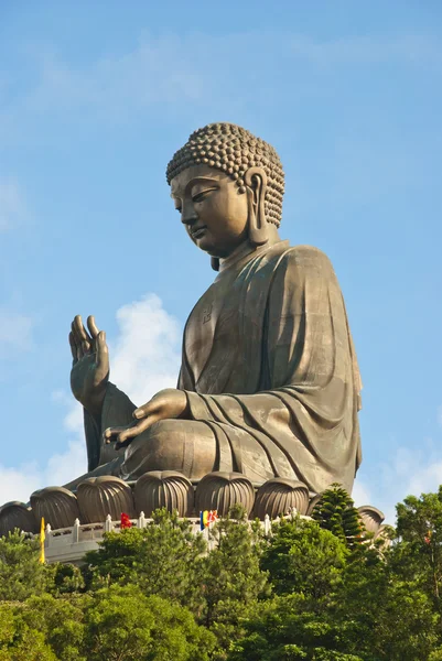 Den stora buddha-statyn, lantau island — Stockfoto