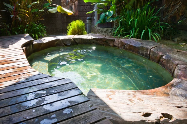 Primavera calda naturale Jaccuzi, Malesia — Foto Stock