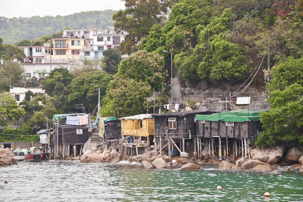 Lamma Island Fishing Village, Hong Kong — Stock Photo © lcchew 50134009