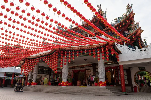 Archictectuur Van Thean Hou Temple Kuala Lumpur Maleisië Thean Hou — Stockfoto