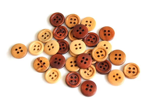 Bottoni in legno — Foto Stock