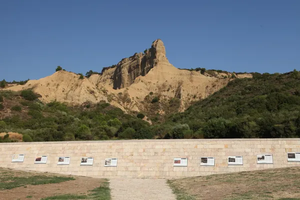 Sphinx rock, Gallipol, Anzac Cove Rechtenvrije Stockafbeeldingen