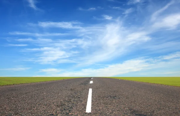 Straight road — Stock Photo, Image