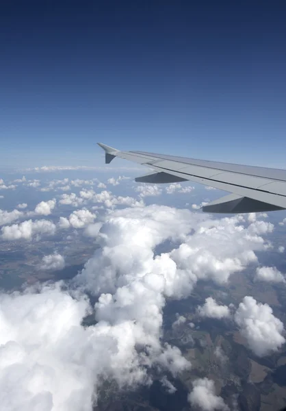 Kind from a plane window — Stock Photo, Image