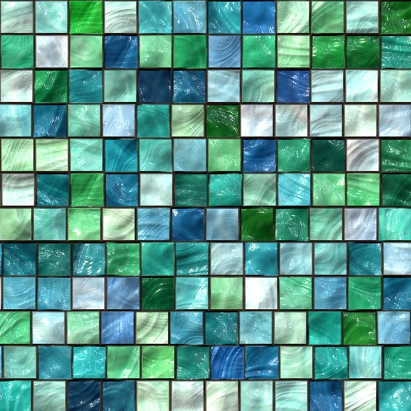 Textura em mosaico verde — Fotografia de Stock