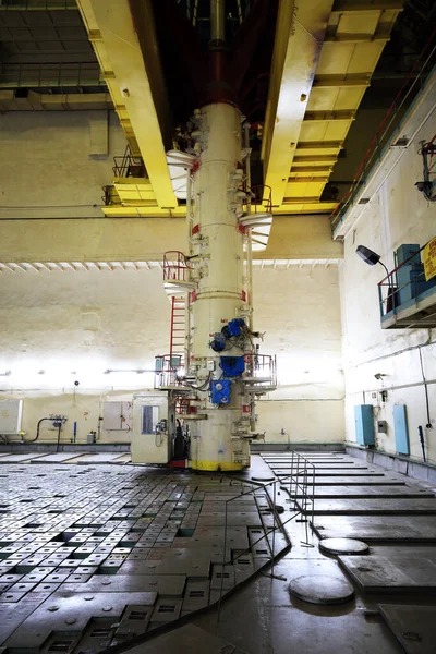 Golvet Rbmk Reaktorn Den Tredje Kraftenheten Kärnkraftverket Tjernobyl — Stockfoto