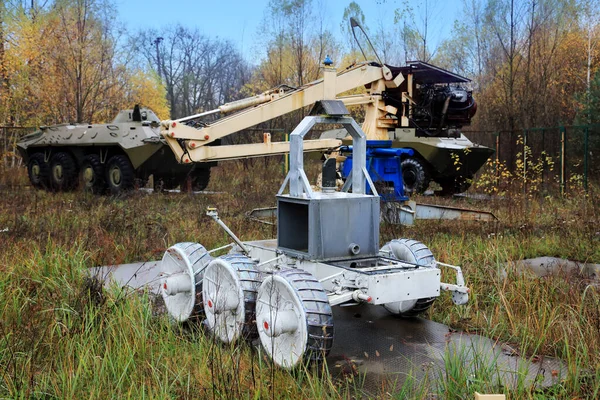 Robotic Equipment Involved Liquidation Accident Chernobyl Nuclear Power Plant — Stock Fotó