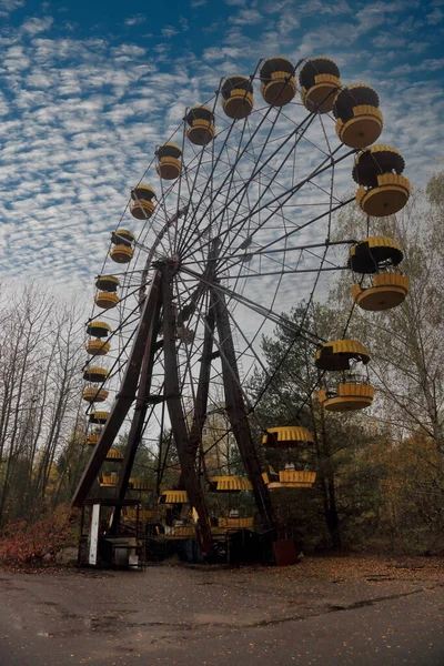 Çernobil Nükleer Santralindeki Kazadan Sonra Terk Edilmiş Pripyat Şehrindeki Eğlence — Stok fotoğraf