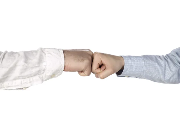 Two hands doing a fist bump — Stock Photo, Image