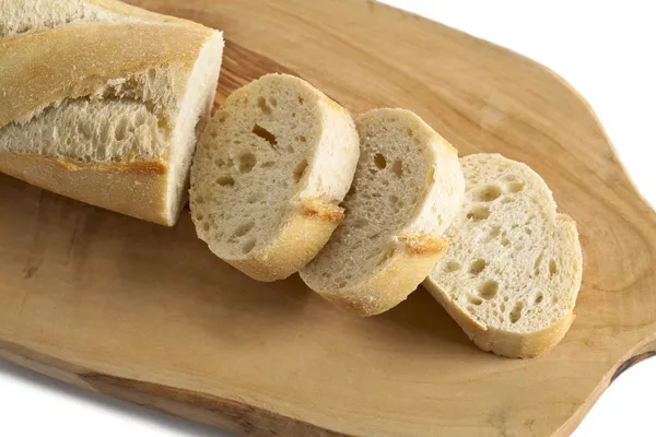 Chopped french bread — Stock Photo, Image