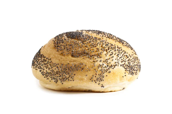 Fresh bun with black sesame seeds — Stock Photo, Image
