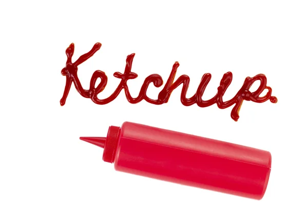 Ketchup en geperst dispenser — Stockfoto