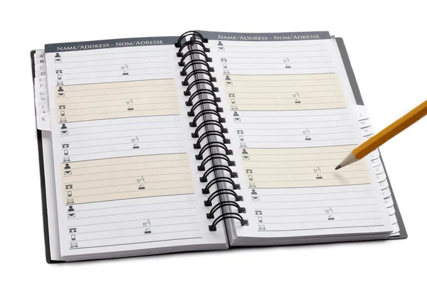 Planner notebook — Stock Photo, Image