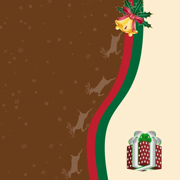 Clip art sfondo di Natale — Vettoriale Stock