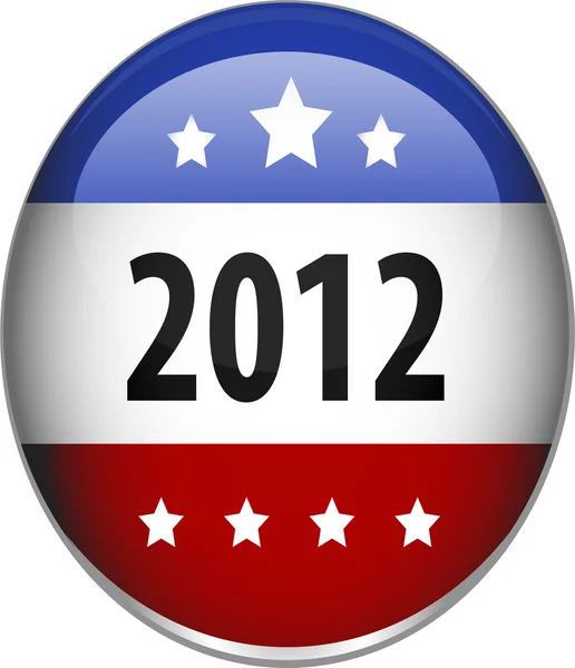 Image illustrée d'un insigne brillant 2012 — Image vectorielle