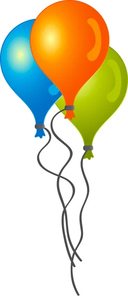 Ilustración de globos — Vector de stock