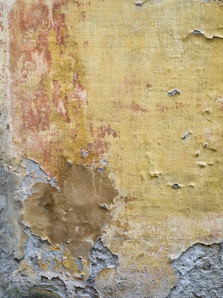 Peinture fissurée sur un mur — Photo