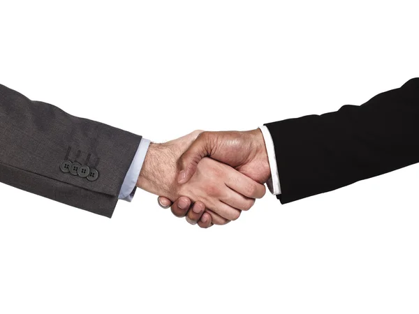 Cropped image of business shaking hands — Stock Photo, Image