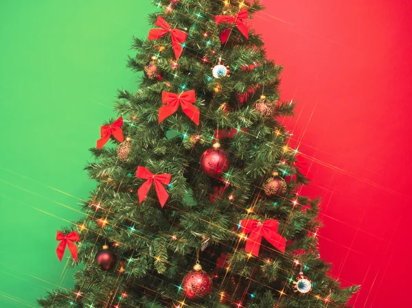 Imagem cortada da árvore de Natal — Fotografia de Stock