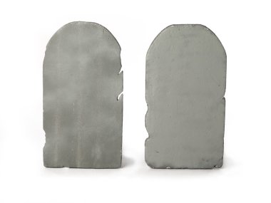 Resimli imge-in iki mezar taşları